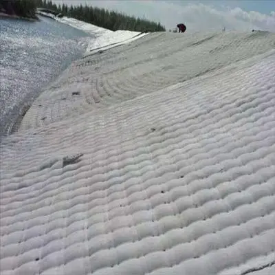 Precautions for filling geomould bags