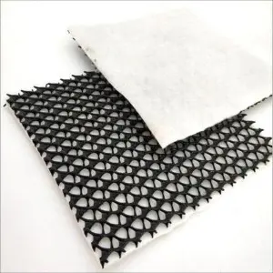 Three-dimensional composite drainage network