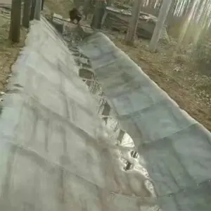 Concrete canvas for river channel slope protection
