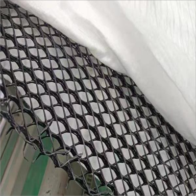 Where can the three-dimensional composite drainage network be used