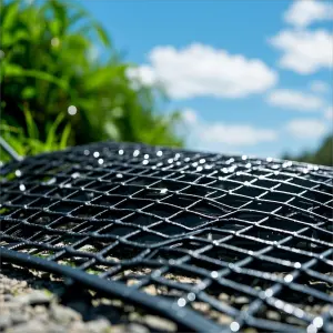 Plastic drainage net