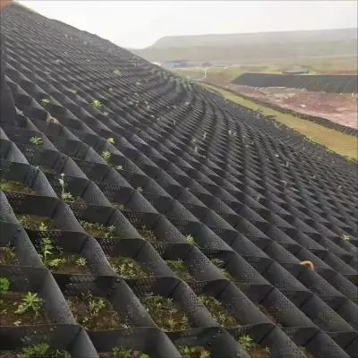 Comparison between geocell and other slope protection methods
