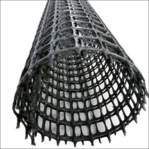 Steel-plastic geogrid