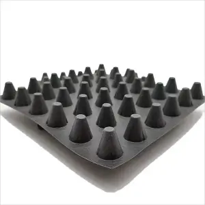 Concrete drainage board