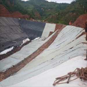 Reservoir dam geomembrane