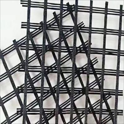 The fiberglass geogrid is made of fiberglass filaments woven and coated