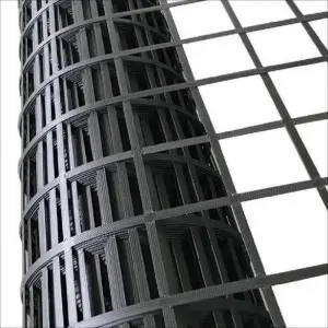 Steel-plastic geogrid