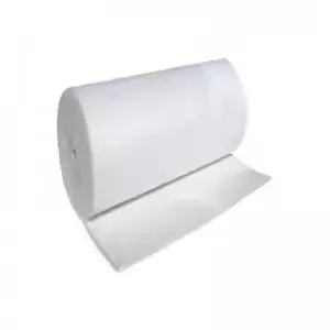 White 100% polyester non-woven geotextile for road dam construction