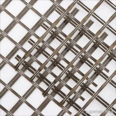 Golden brown basalt geogrid-resistant to cracks, rutting and low temperature shrinkage