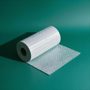 Coiled drainage board