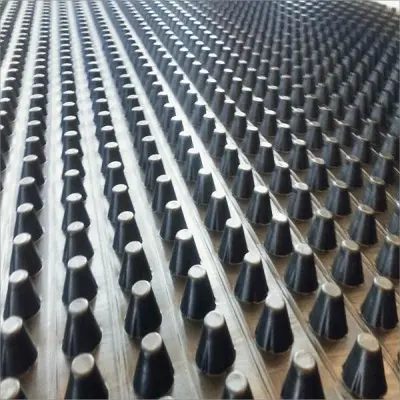 Installation method of vertical plastic drainage board