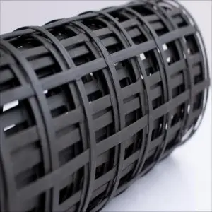 Steel-plastic geogrid